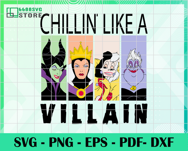 Free Free 218 Disney Villains Svg SVG PNG EPS DXF File