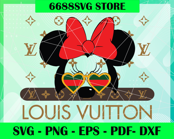 Disney SVG, LV Svg, Minnie-mouse ears lv, SVG bundle