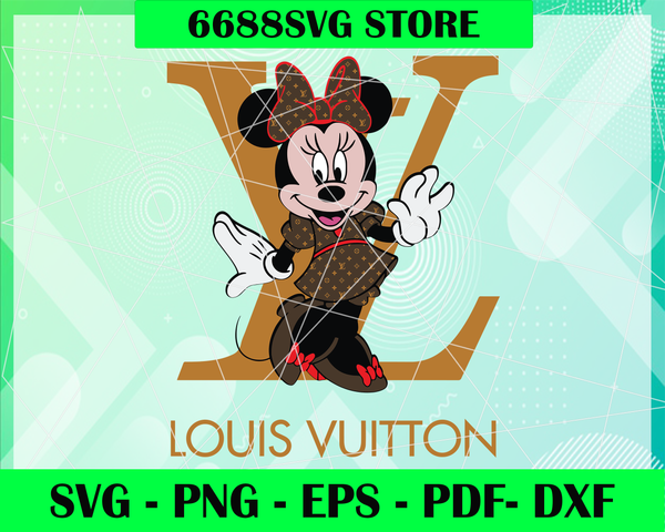 Minnie Mouse x Louis Vuitton Drawing by Yuvraj Singh