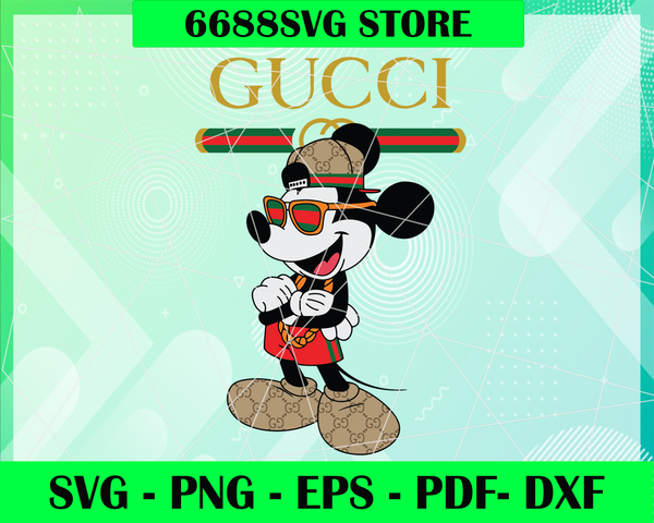 Download Gucci Disney Inspired Printable Graphic Art Mickey Mouse Svg Png E 6688svg Store