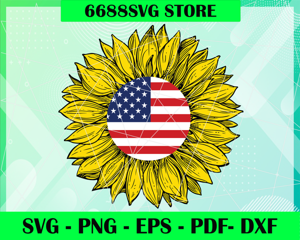 Free Free 156 American Flag Sunflower Svg SVG PNG EPS DXF File