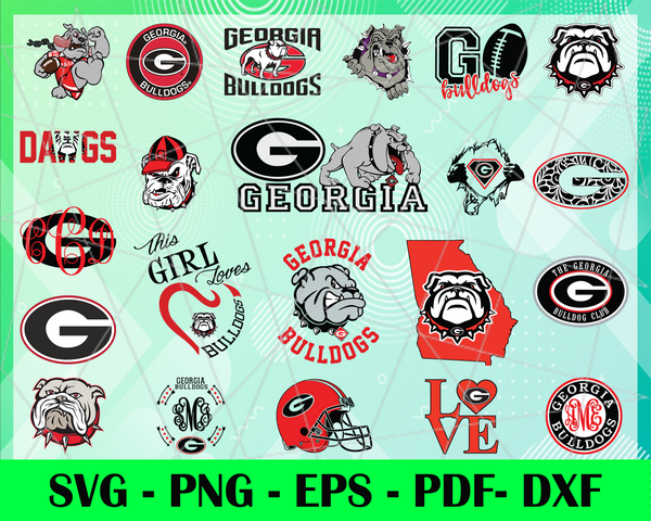 Download Georgia Bulldogs Logo Svg Eps Dxf Png Instant Download Craft Suppl 6688svg Store