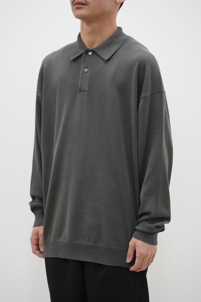 Graphpaper Suvin Oversized L/S Polo-