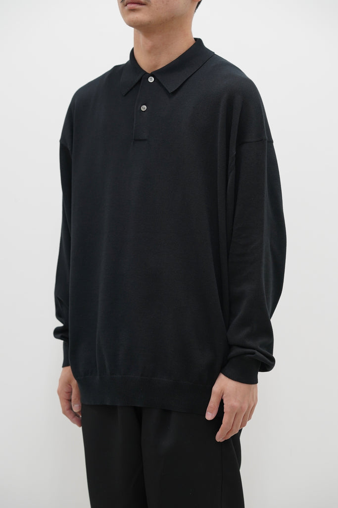 Graphpaper Suvin Oversized L/S Polo-