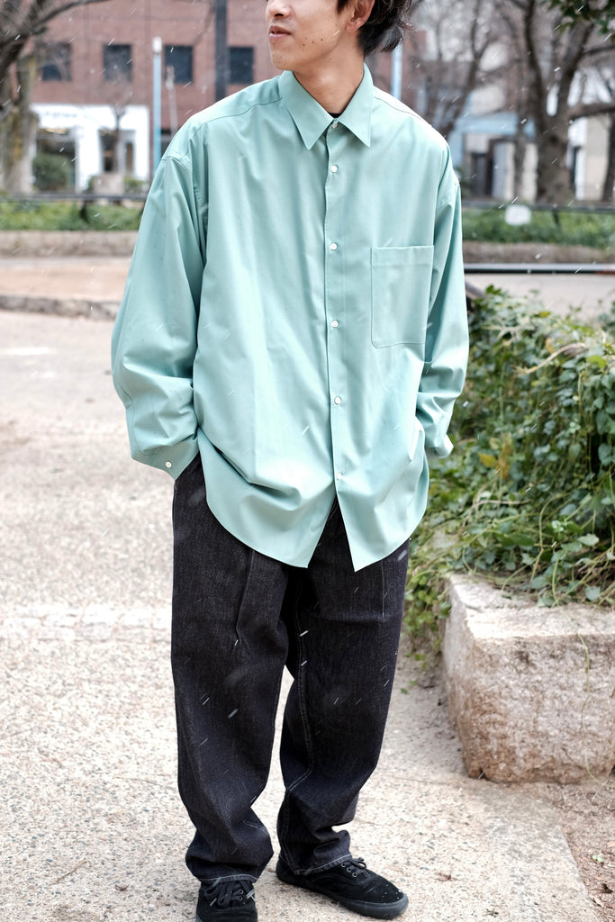 graphpaper】Fine Wool Oversized Shirt グラフペーパー トップス