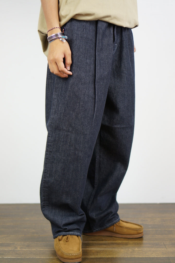 GraphpaperColorfast Denim Two Tuck Pants デニム | minsk2019.by