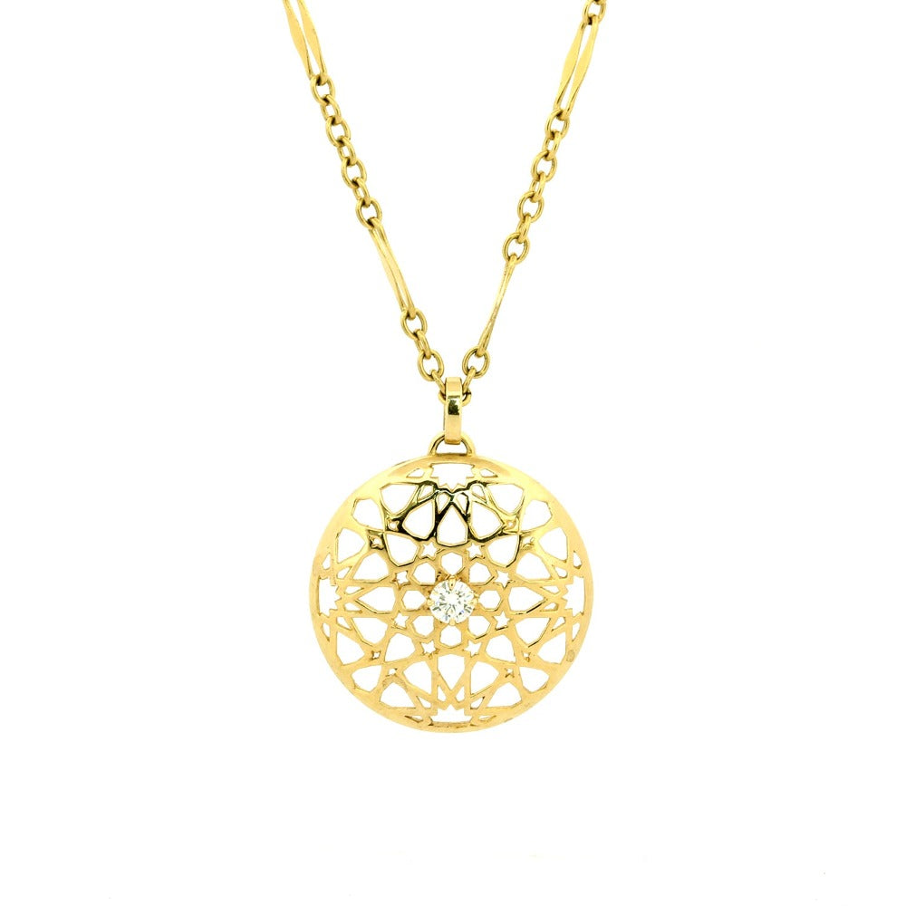 image for Large Alhambra Pendant with Diamond