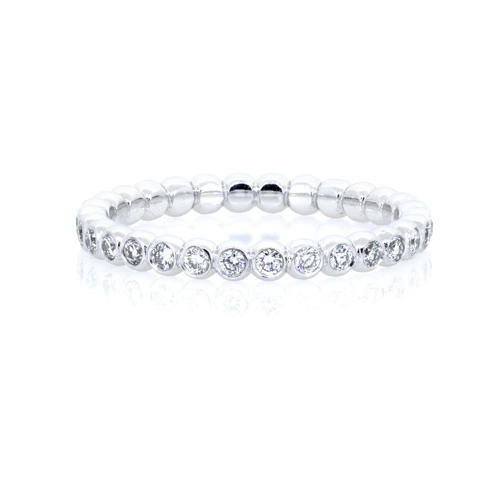 image for Diamond Ball Band: White Gold 5.25