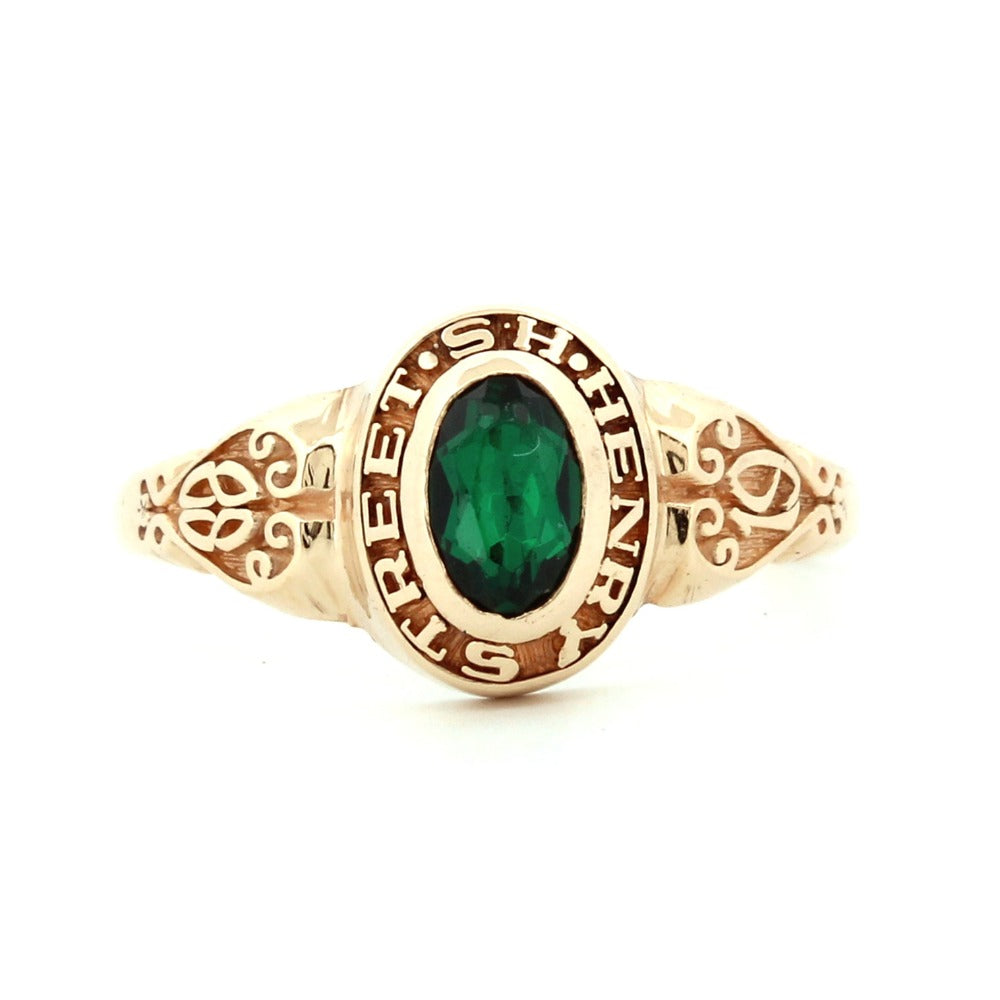 image for Emerald School Ring