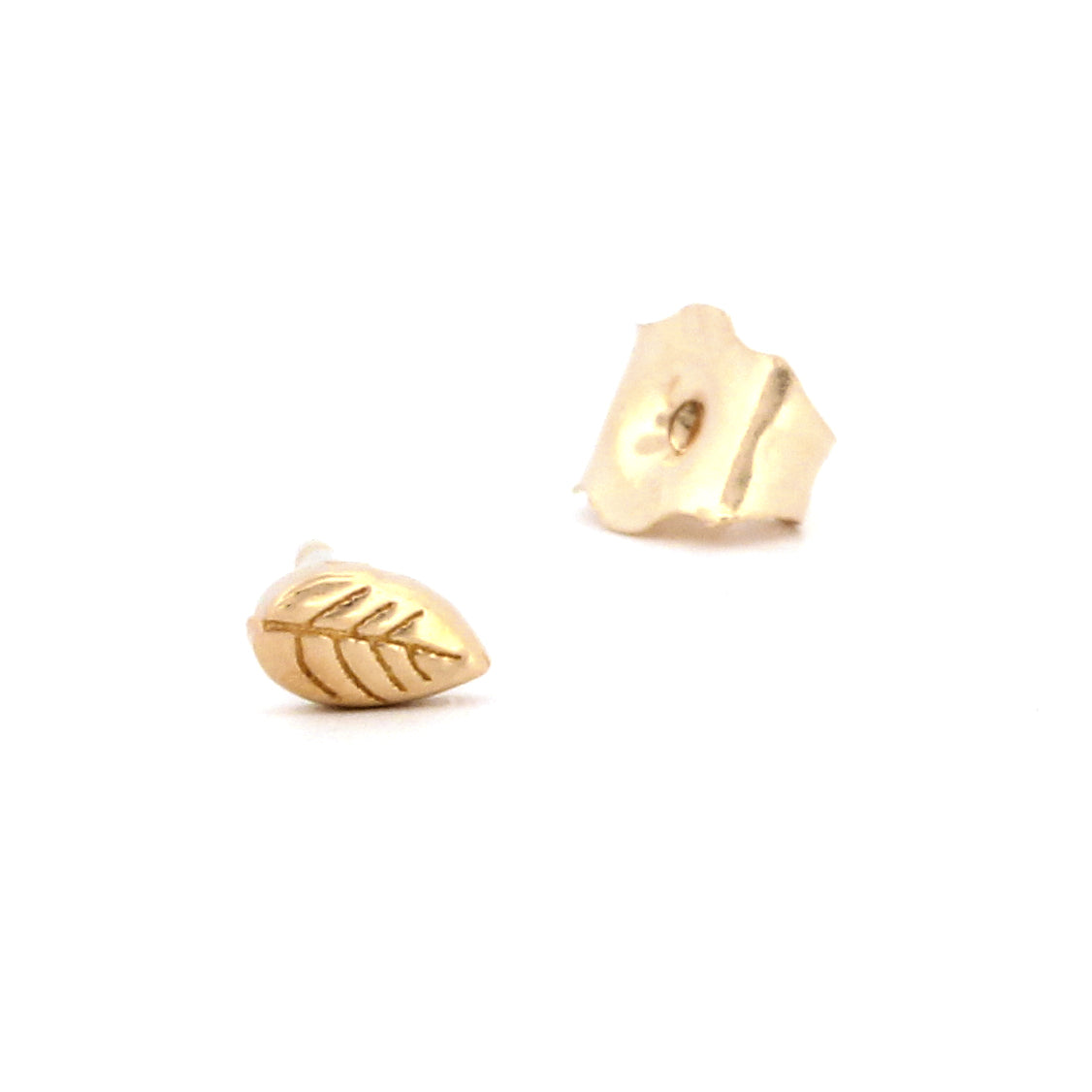 image for Mini Leaf Stud Earrings