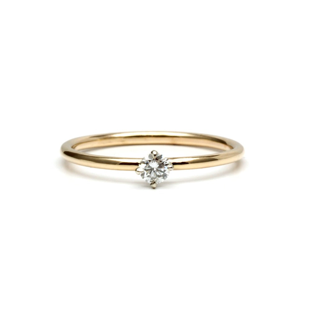 image for Alice NS Ring: 3mm round Diamond