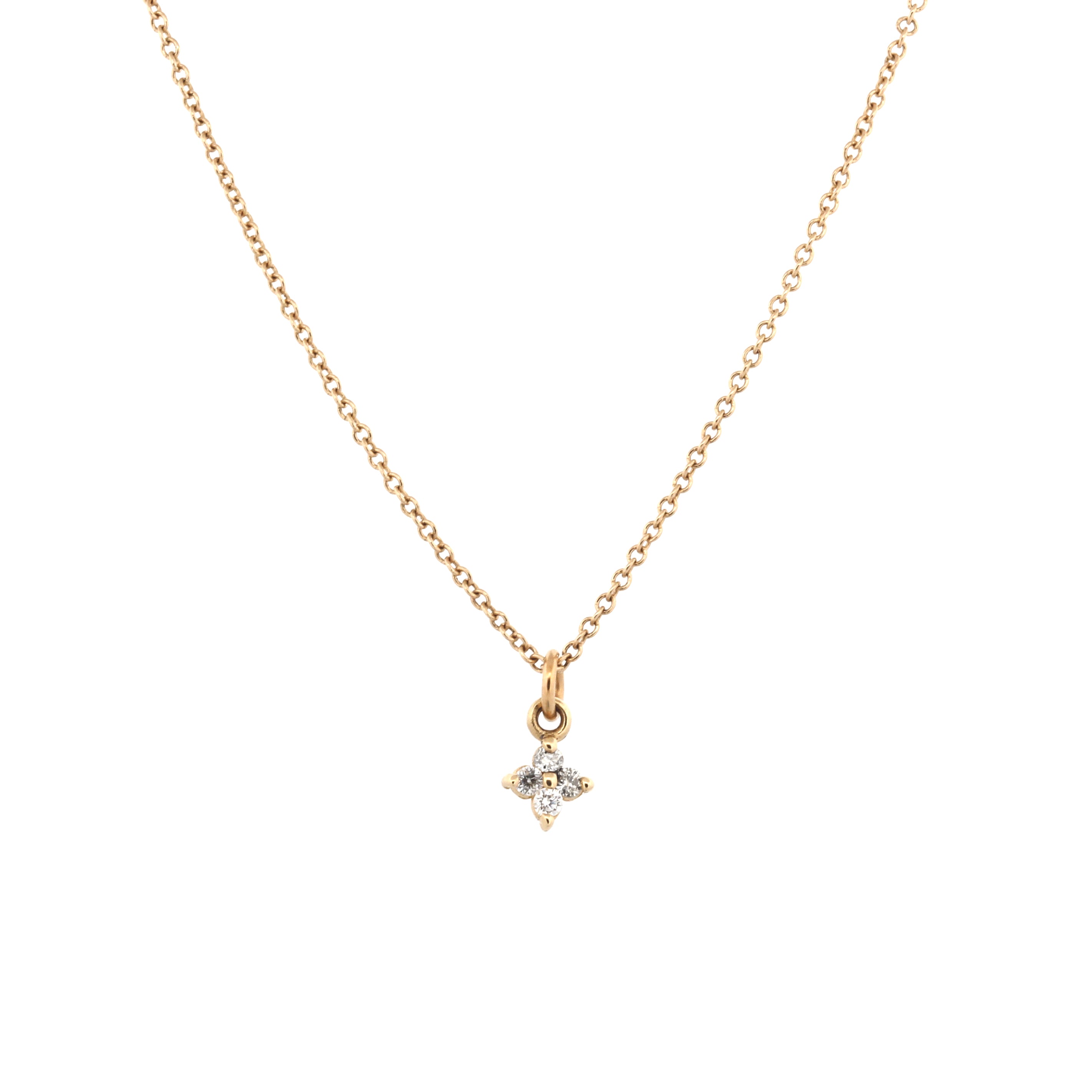 image for Mini Brassica Necklace: Diamond