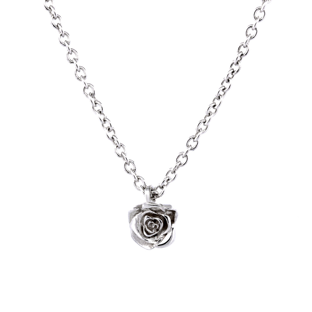 image for Rose Necklace: Silver