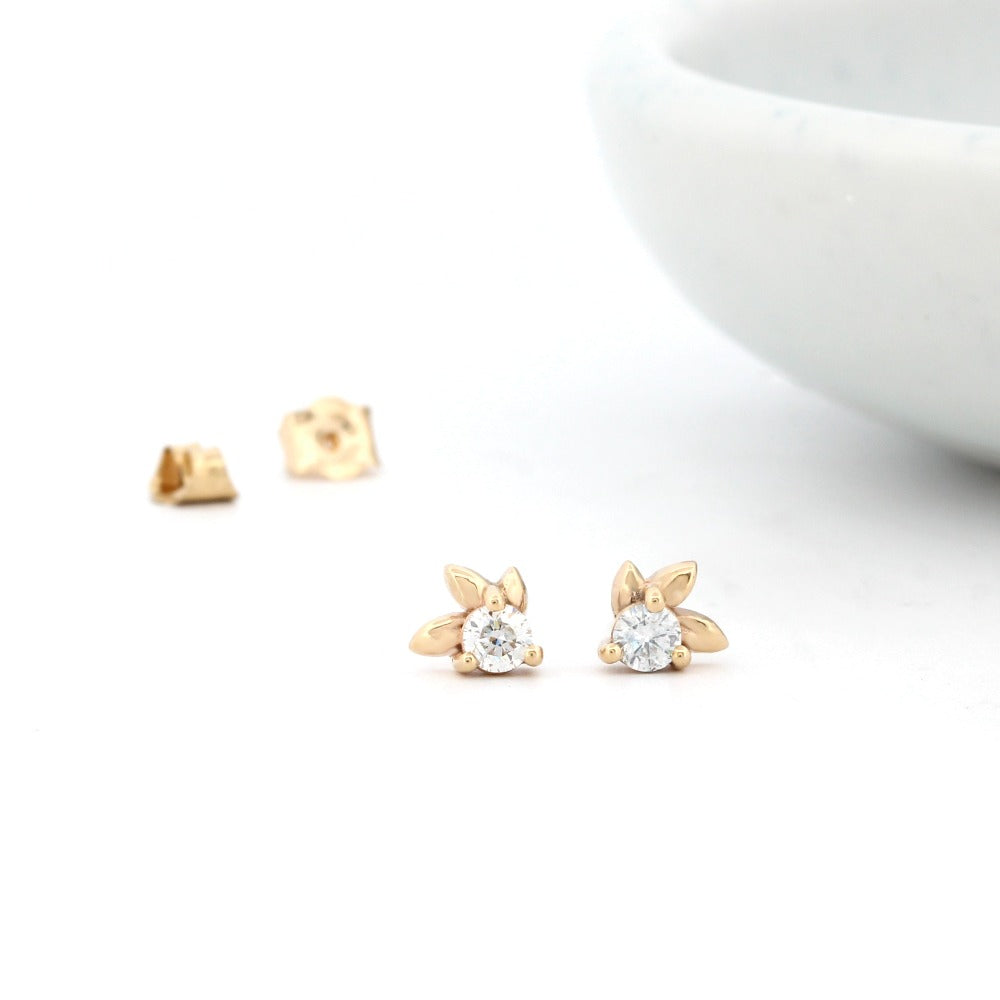 image for Diamond Wreath Mini Earrings