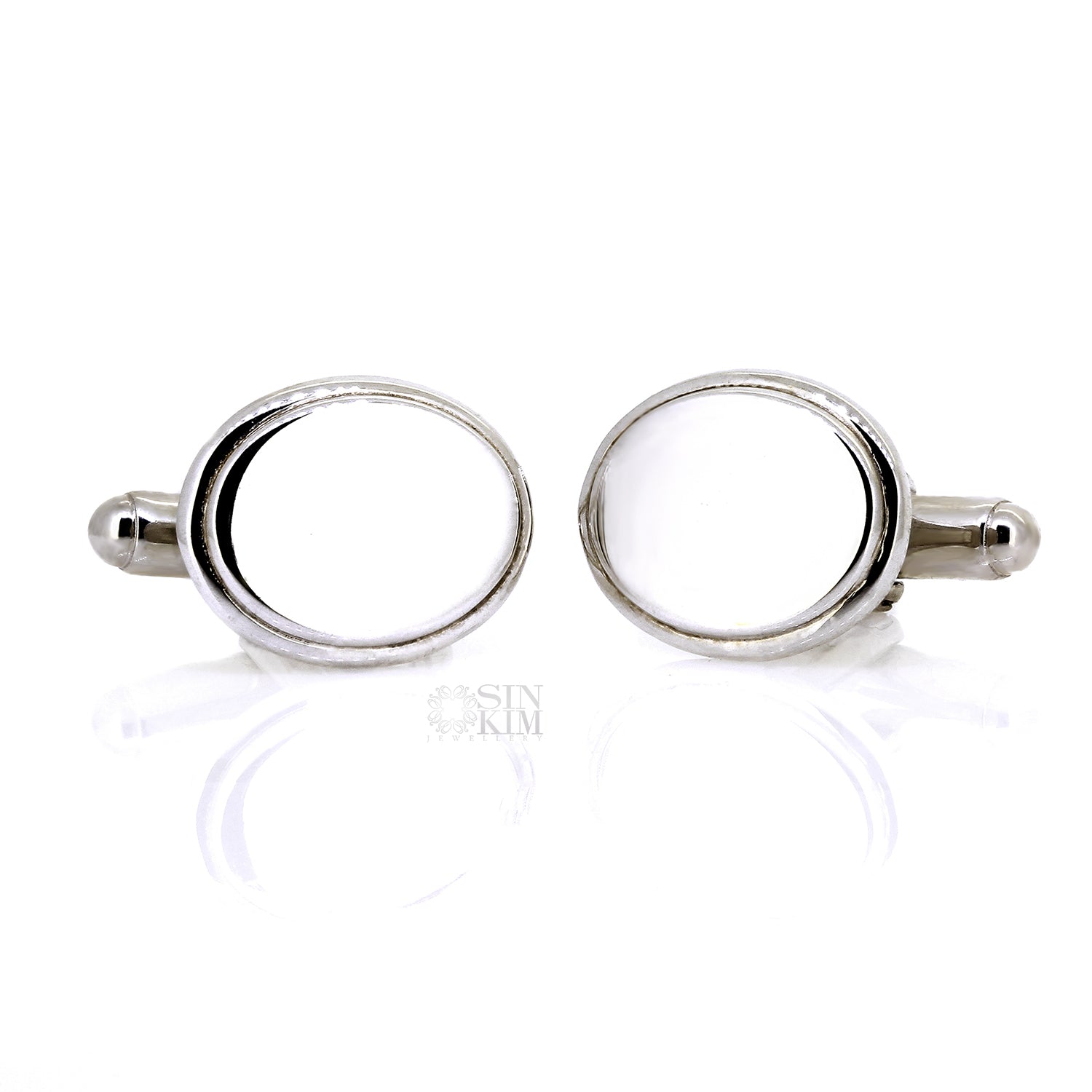 image for Oval Step Cufflinks