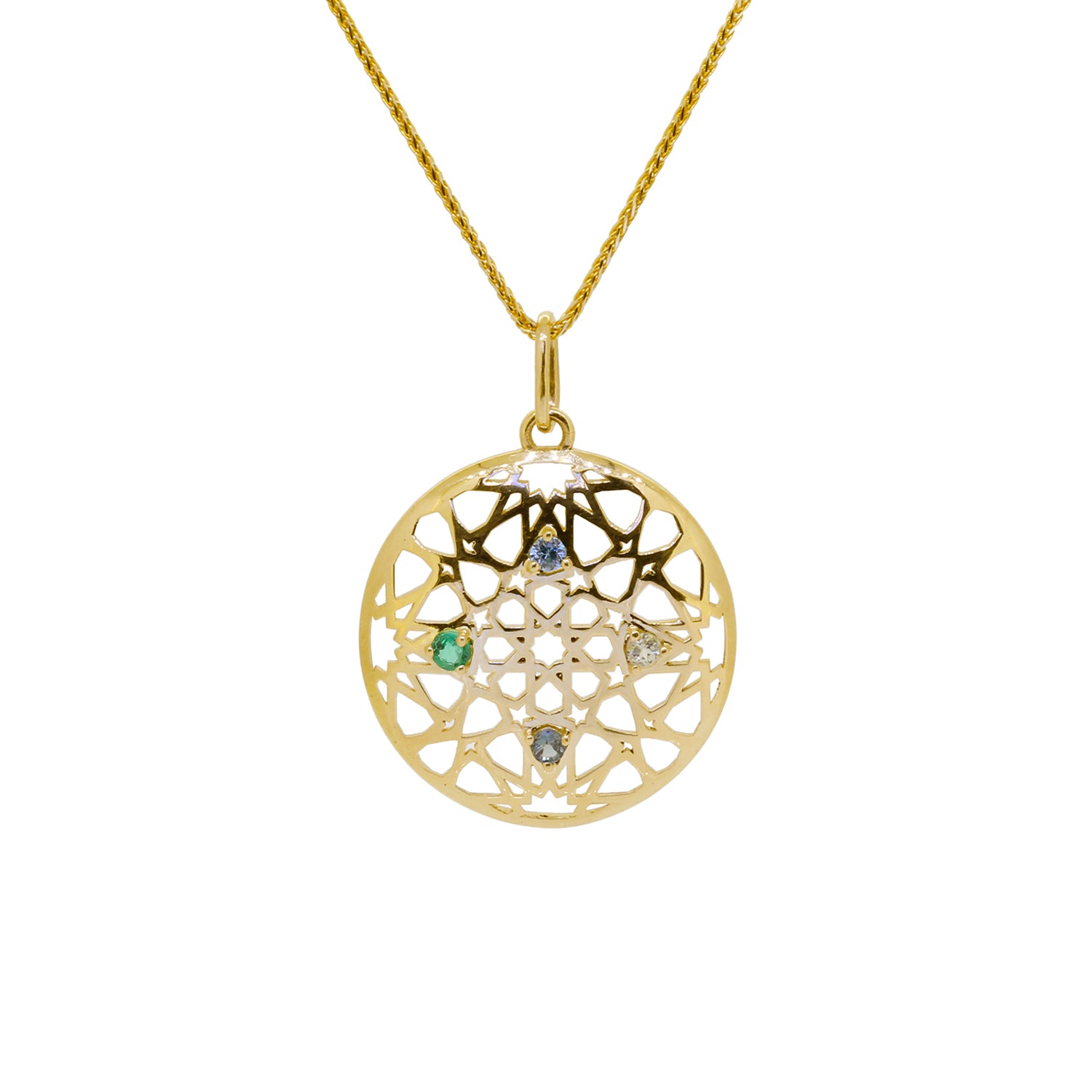 image for Small Alhambra Pendant with Gems