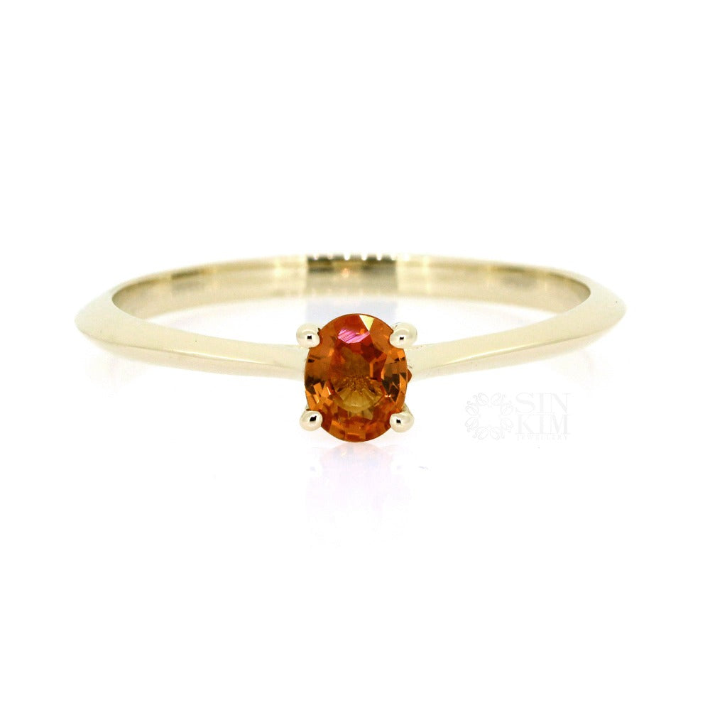 image for Jane Orange Sapphire Ring