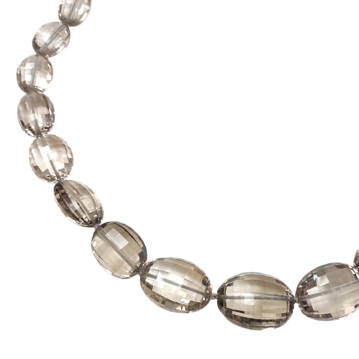 image for Smokey Quartz Bean Necklace