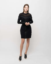 Load image into Gallery viewer, Metallic mesh knit dress
