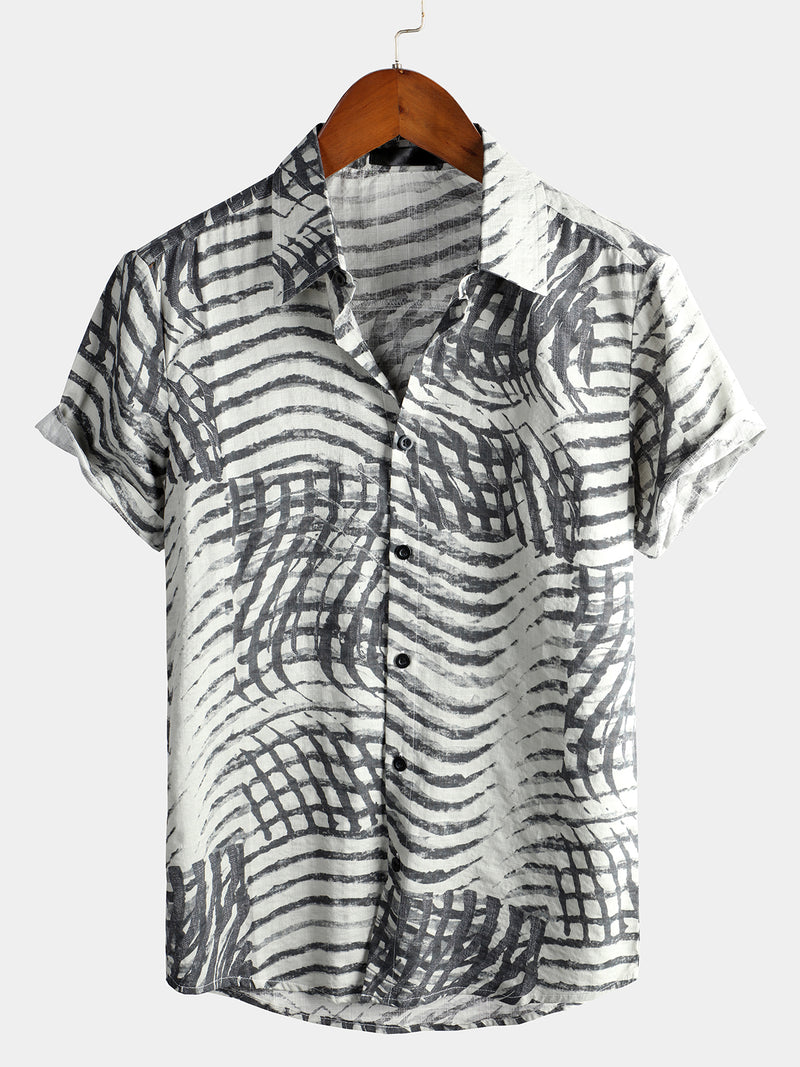 Men's Short Sleeve Striped Shirt – joliplacard