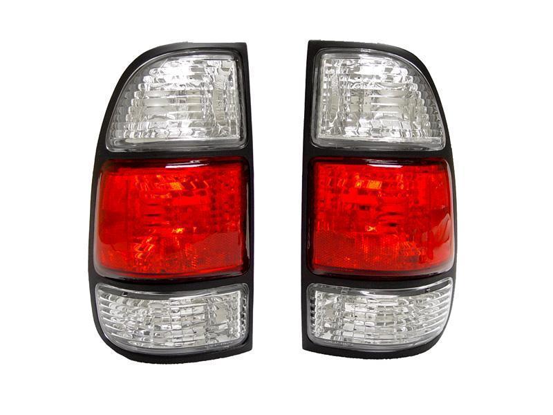 2000-2004 Toyota Tundra DEPO Red/Clear Tail Lights – Unique Style