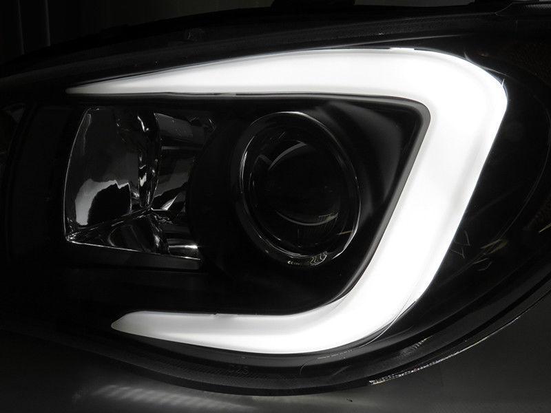 2006-2007 Subaru Impreza / Impreza WRX "C" LED Halogen Model Projector Headlight with Clear Corner Reflector (USR Special Edition)