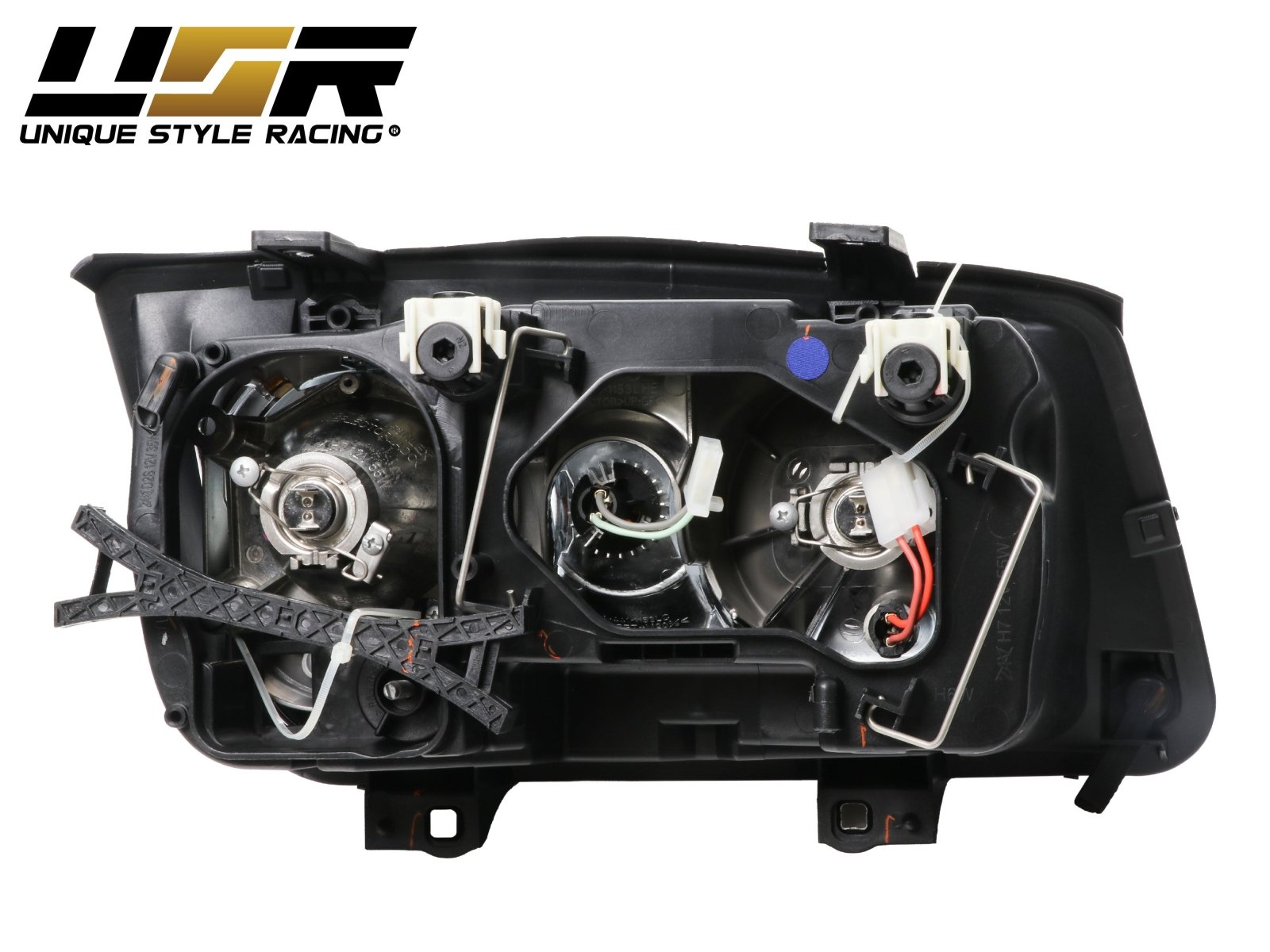 1992-2004 VW Jetta 4 IV / Bora Black or Chrome E Code OE Xenon Replica Style Projector Headlights for Halogen Models Only