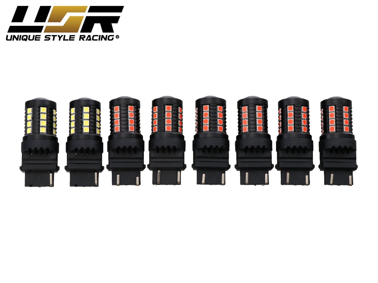1996-2004 Ford Mustang Sequential Signal Plug and Play Tail Brake Light Harness + Flasher & LED Bulbs