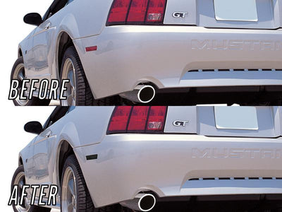 Unique Style Racing Unique Style Racing Lighting 1999-2004 Ford Mustang USR Rear Smoke RED LED Bumper Side Marker Reflector Light
