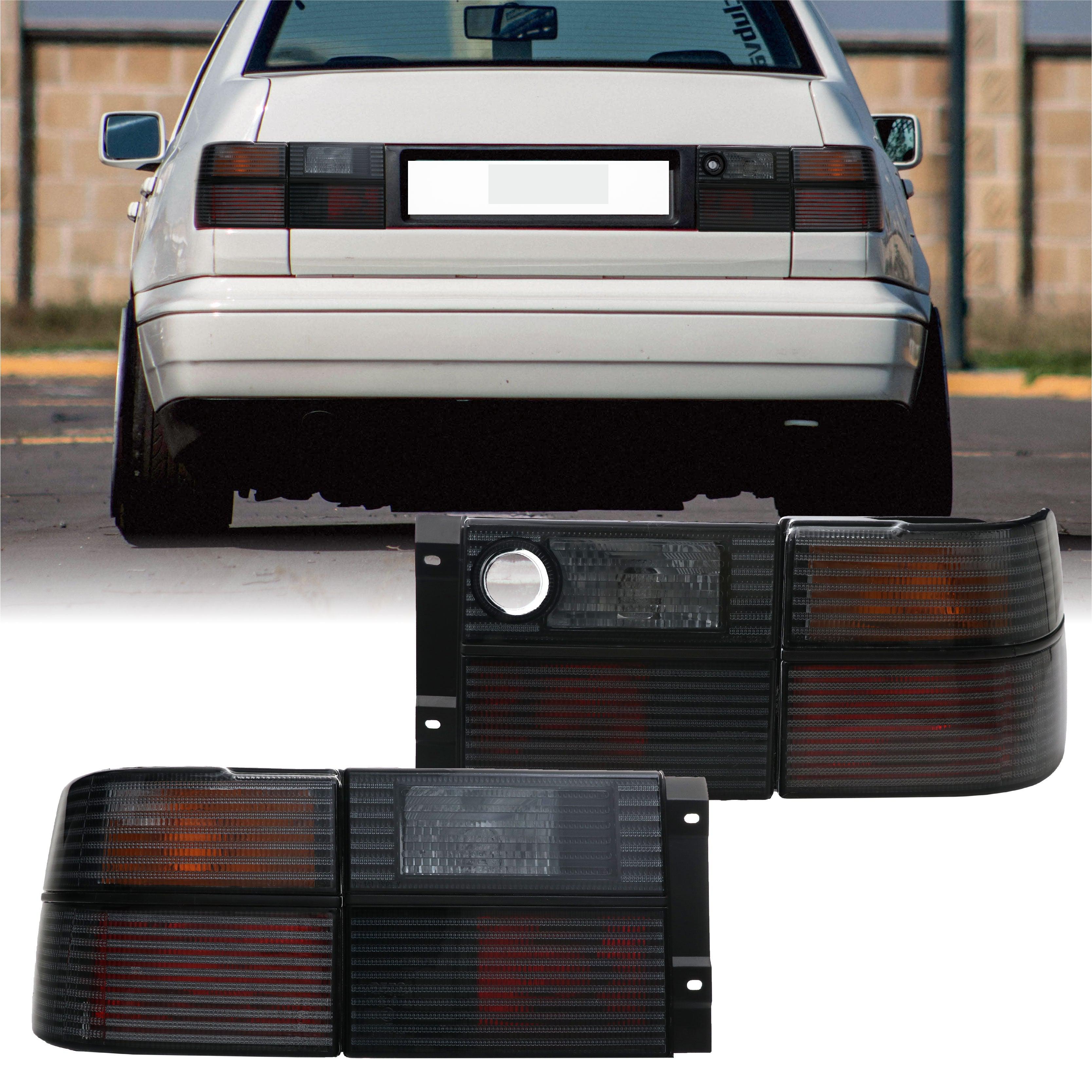 1993-1999 Volkswagen Jetta Mk.3 Euro Smoke Lens 4 Piece Tail Light