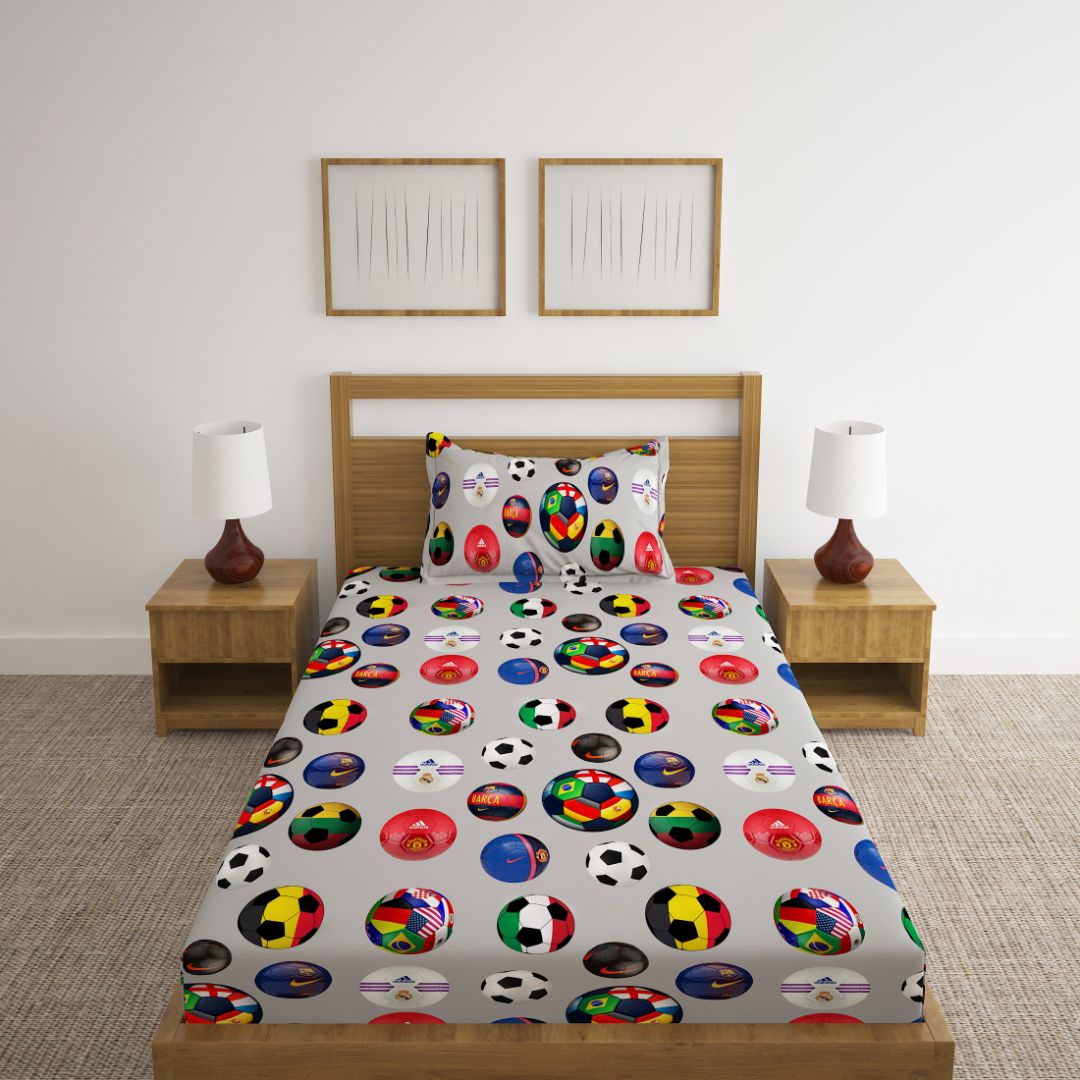 soccer bed sheet