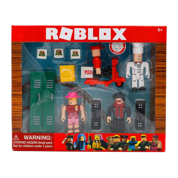 Roblox Working At A Pizza Place Set Collectible Action Figure Robloxlegends - roblox series 1 action figure work at a pizza