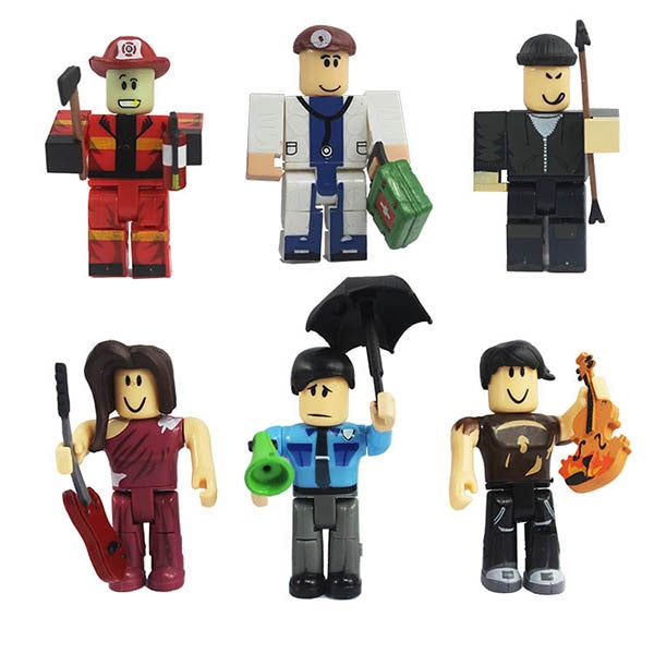 Roblox 6 Piece Set Collectible Action Figure Legendary Characters Li Robloxlegends - roblox legends six figure pack