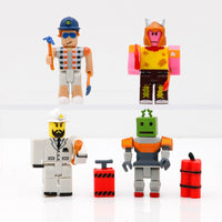 Roblox 4 Piece Set Collectible Action Figure Legendary Characters Li Robloxlegends - roblox limited item jacko toys games video gaming in