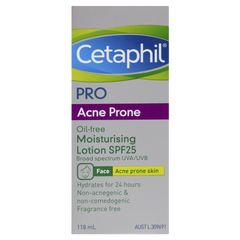 Cetaphil Pro Acne Prone Oil-Free Moisturising Lotion SPF25 118mL - $17.99