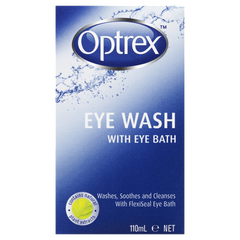 Optrex Fresh Eyes Liquid Eye Wash Bath 110mL