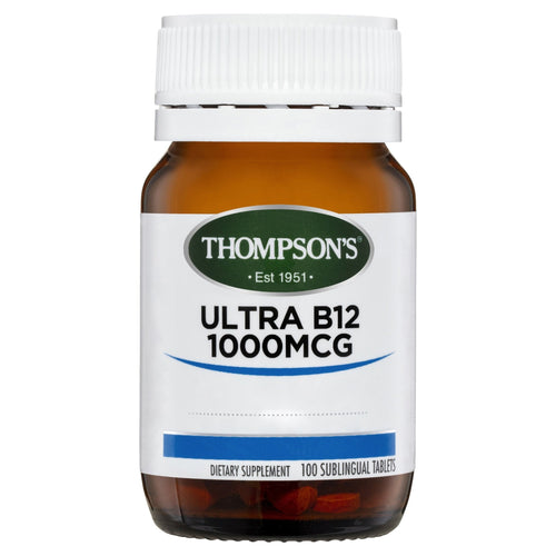 Thompson's Ultra B12 1000mcg 100 Tablets