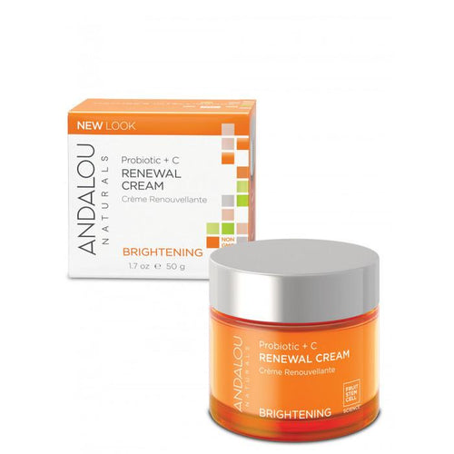 Andalou Brightening Probiotic + C Renewal Cream 50mL