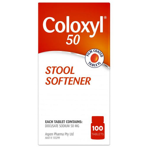 Coloxyl 50mg Tablets 100 Pack