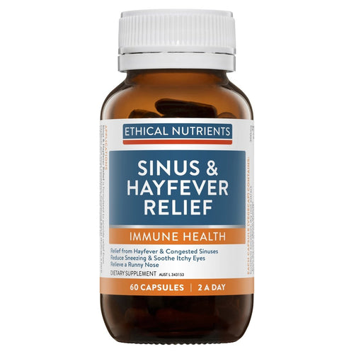 Ethical Nutrients Immuzorb Sinus and Hayfever Relief 60 Capsules
