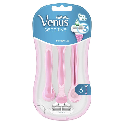 Gillette Venus Sensitive Women's Disposable Razors 3 Pack