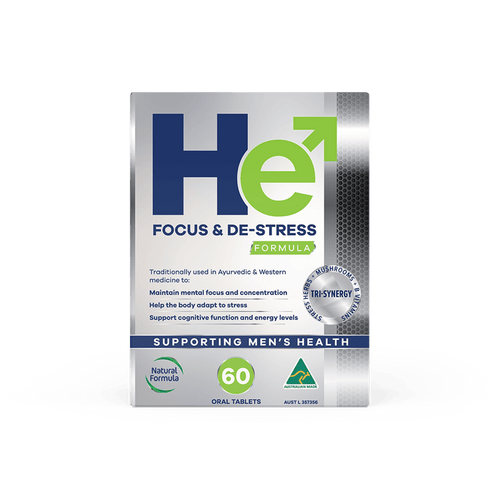 Martin & Pleasance He Focus & De-Stress Formula 60 Tablets