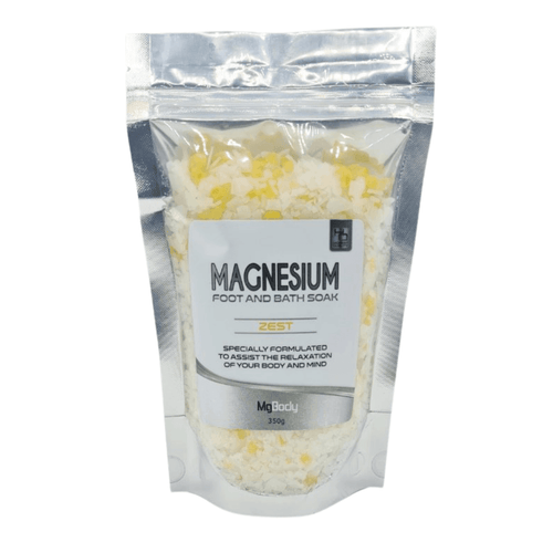 MgBody Magnesium Foot And Bath Soak Zest 350g