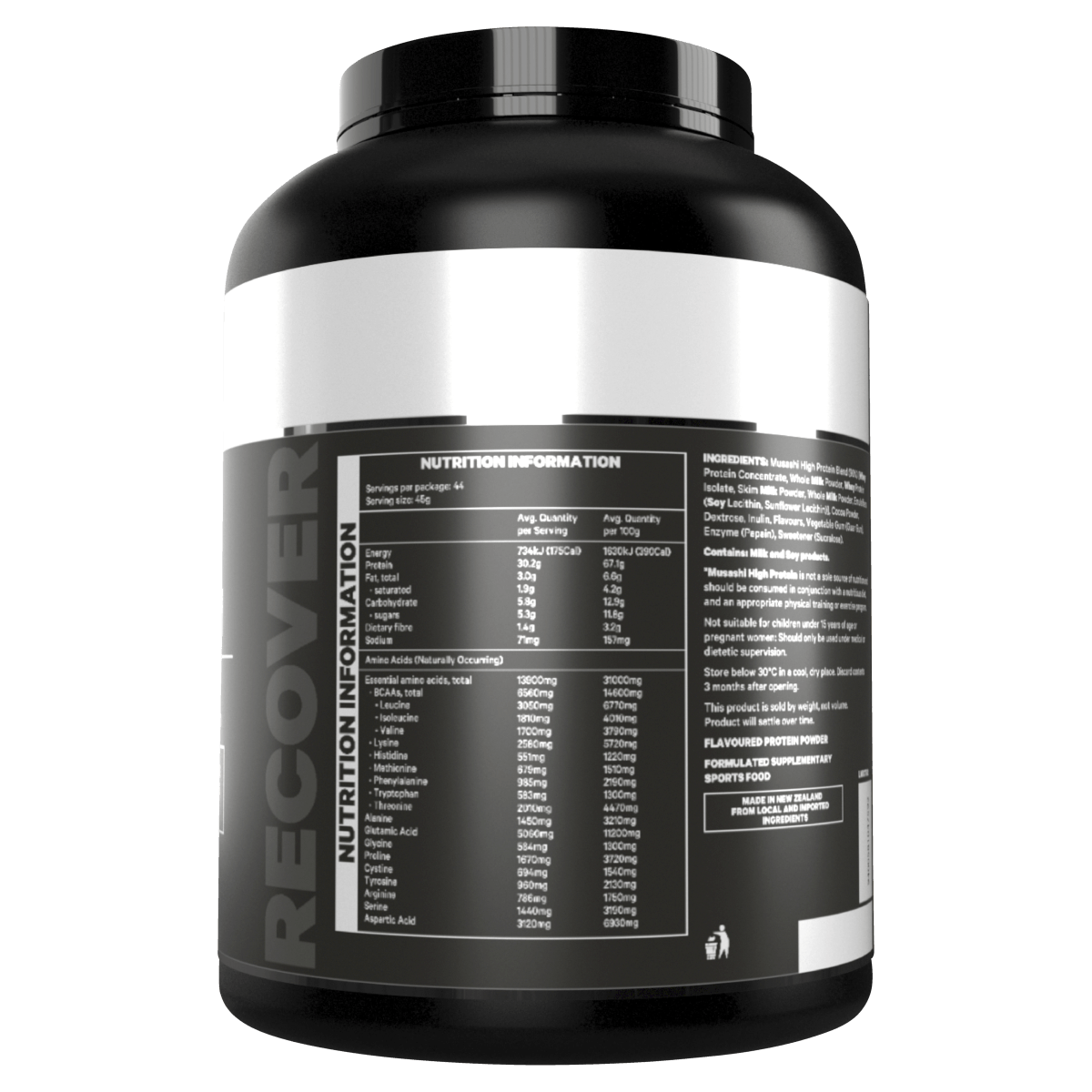 Musashi High Protein Powder Chocolate Milkshake 2kg