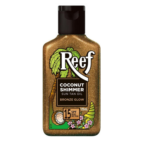 Reef Coconut Shimmer Sun Tan Oil SPF15 125mL