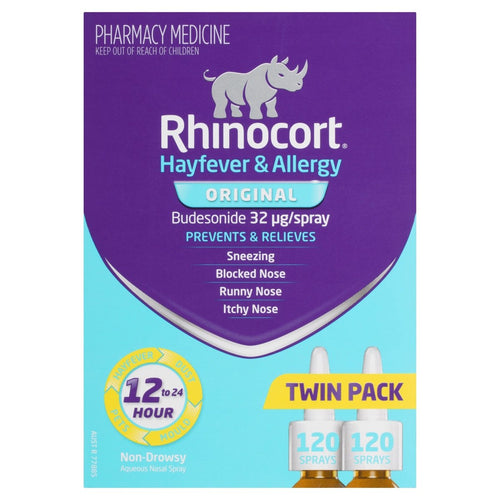 Rhinocort Hayfever & Allergy Nasal Spray Original 2 Pack