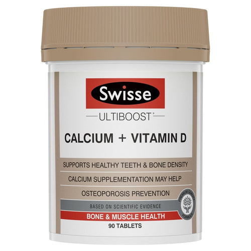 Swisse Ultiboost Calcium + Vitamin D 90 Tablets