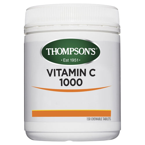 Thompson's Vitamin C 1000mg 150 Chewable Tablets