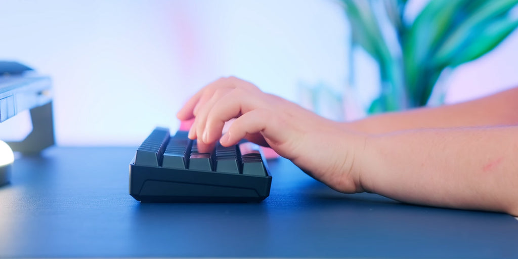 Example of a flat keyboard