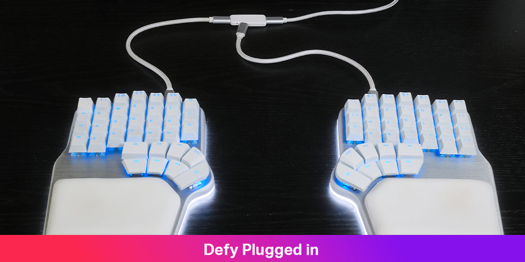 Defy plugged in